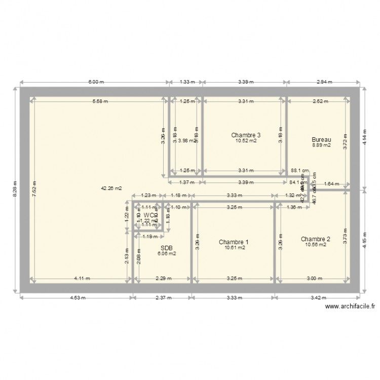 nouveau. Plan de 0 pièce et 0 m2
