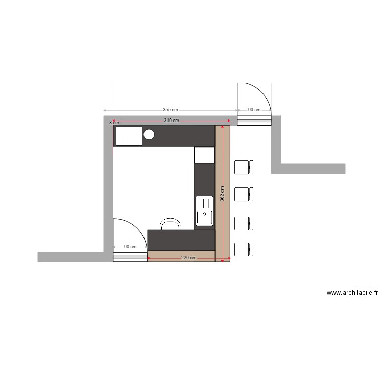Bar Hob fort du pré. Plan de 0 pièce et 0 m2