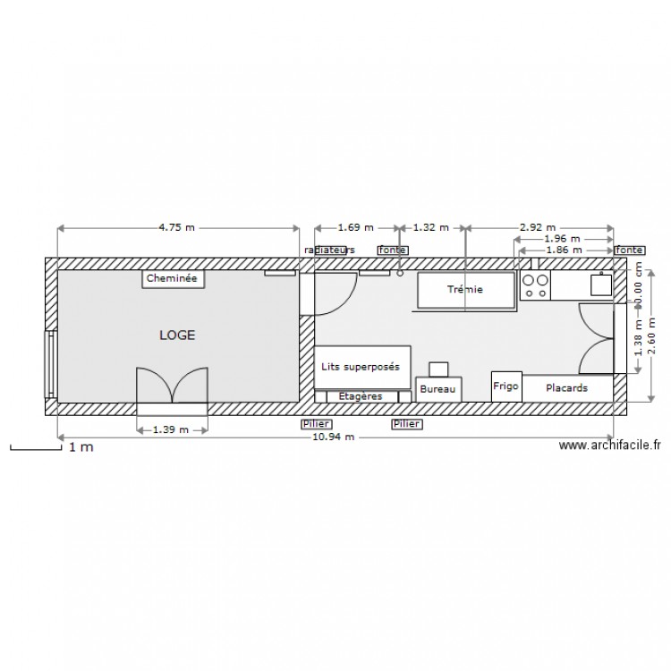 Projet 2 RdC. Plan de 0 pièce et 0 m2