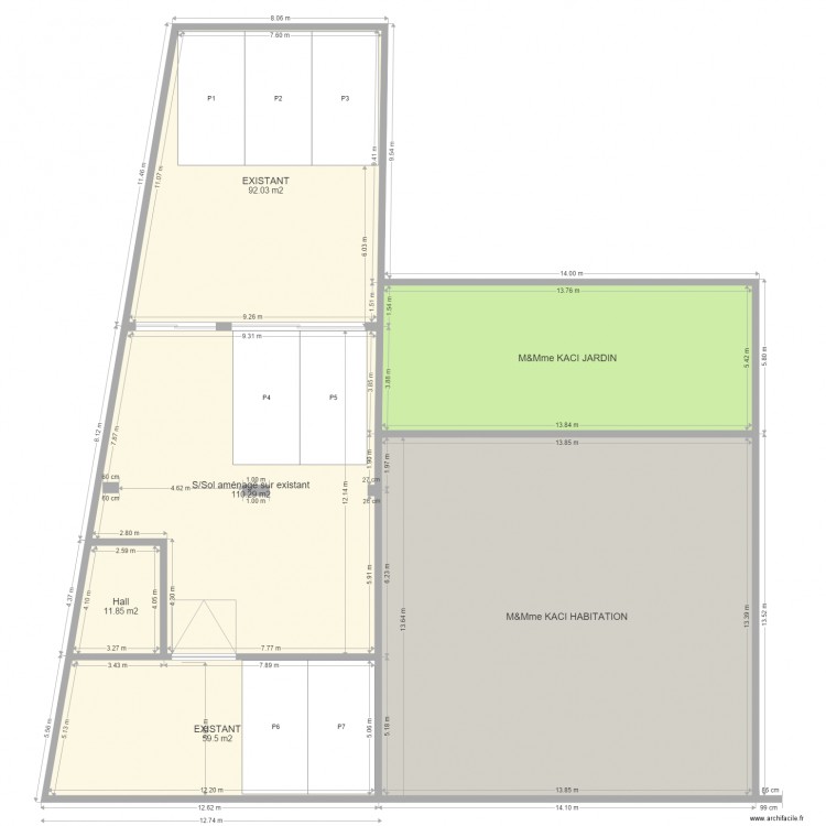 CHAVENAY 3. Plan de 0 pièce et 0 m2