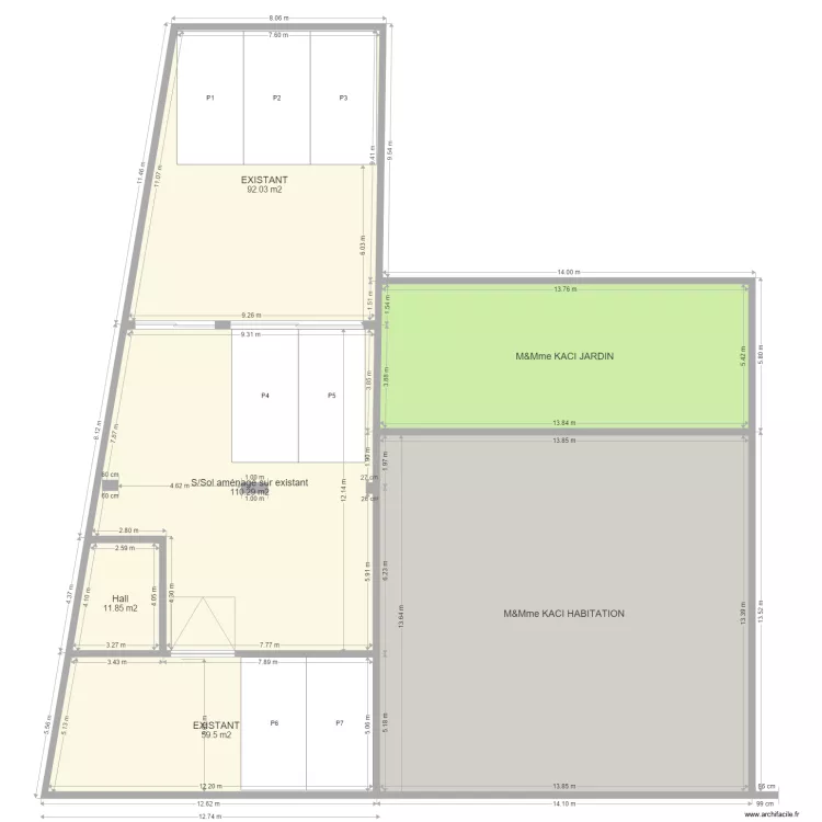 CHAVENAY 3. Plan de 