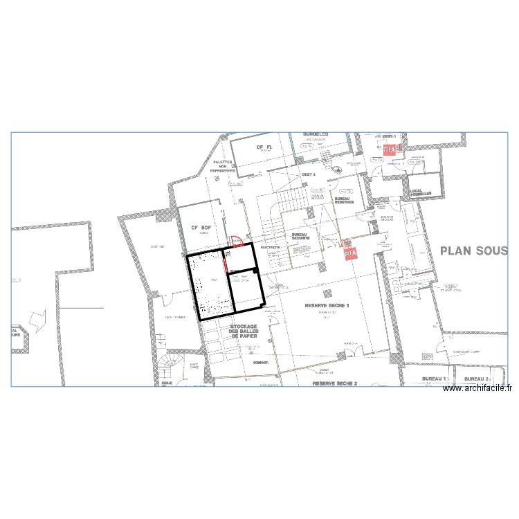 Strasbourg Gde R. Plan de 2 pièces et 33 m2