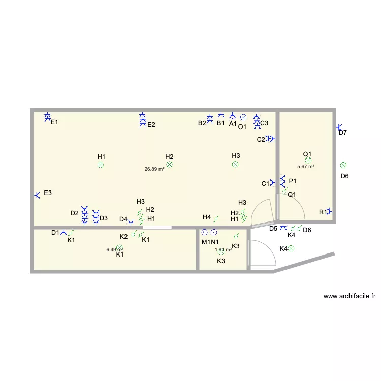 rez Anthony. Plan de 