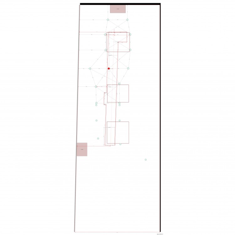 dernier poteaux  axe decalle. Plan de 0 pièce et 0 m2