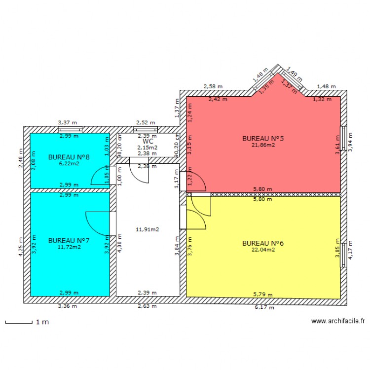 19 2eme étage DEFINITIF. Plan de 0 pièce et 0 m2