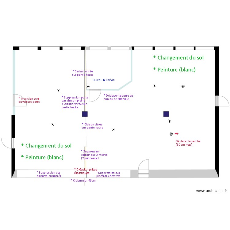 PCMA travaux prop 2. Plan de 0 pièce et 0 m2