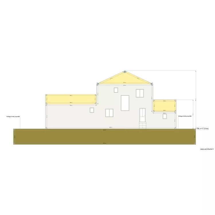 Face est cot&eacute;e r&eacute;el. Plan de 