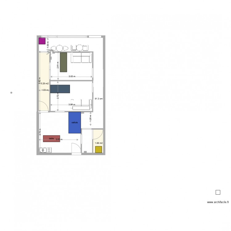 CHAMBRE FUNERAIRE 7. Plan de 0 pièce et 0 m2