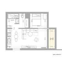 Studio 32m2 NVELLE VERSION CHAMBRE