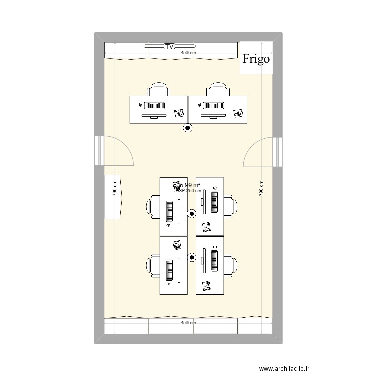 renault trucks - bureau atelier 2. Plan de 1 pièce et 36 m2