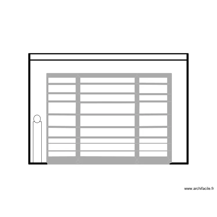 Anatole biblioth&egrave;que 8. Plan de 