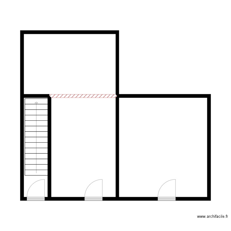 BATIMENT 3 SPI PHARMA Rez de chaussée. Plan de 4 pièces et 48 m2