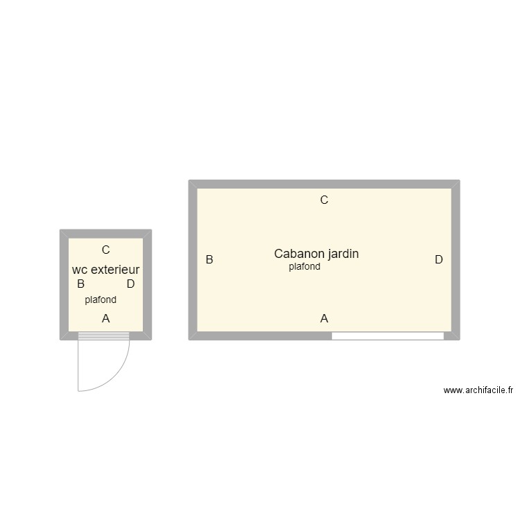bobet annexes. Plan de 0 pièce et 0 m2