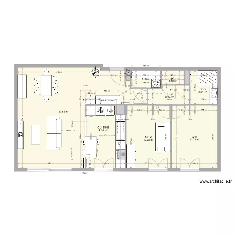 Appart Nath modif 3. Plan de 