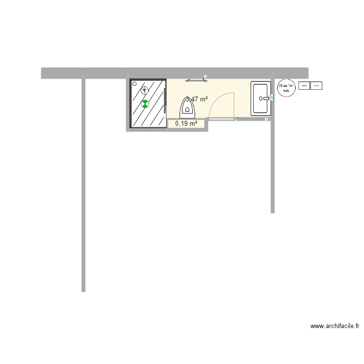 SDB3. Plan de 0 pièce et 0 m2