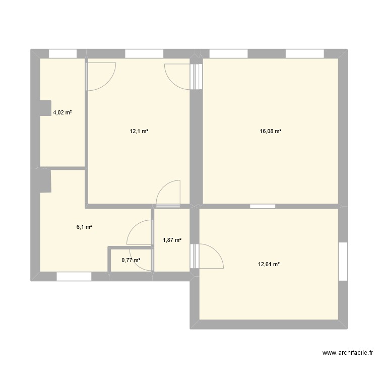 ROCROY. Plan de 0 pièce et 0 m2