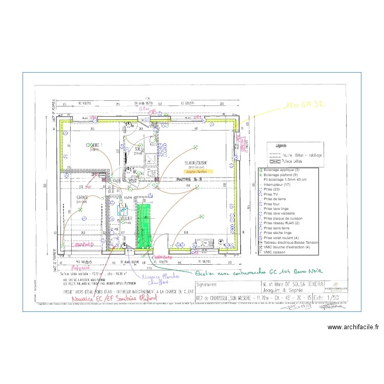 DE SOUSA RDC ELEC. Plan de 0 pièce et 0 m2