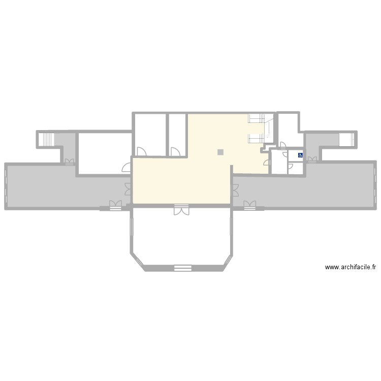 Niveau 0. Plan de 11 pièces et 907 m2