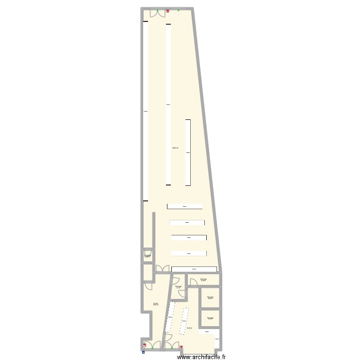 Gomez. Plan de 8 pièces et 287 m2