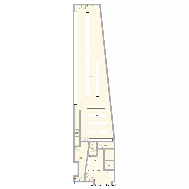Gomez. Plan de 8 pièces et 287 m²