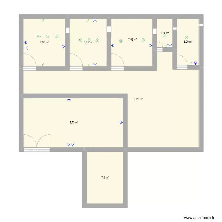 maison. Plan de 