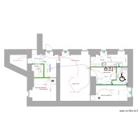 Plan de la MAM  électricité plomberie