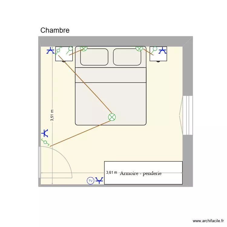 Activité3Chambre. Plan de 1 Pièce et 13 m² Activité3Chambre. Plan de 1 Pièce et 13 m²