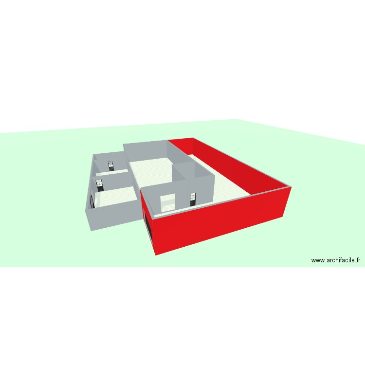reserve. Plan de 6 pièces et 501 m2