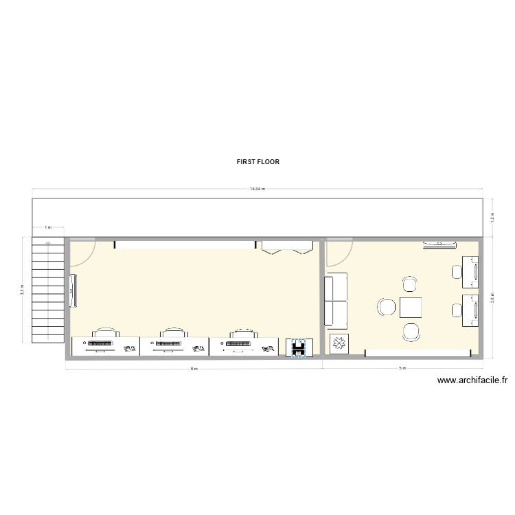 bureau1. Plan de 0 pièce et 0 m2