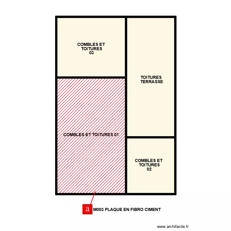 PLAN NIMES TOITURE JARDIN FTN. Plan de 4 pièces et 72 m²