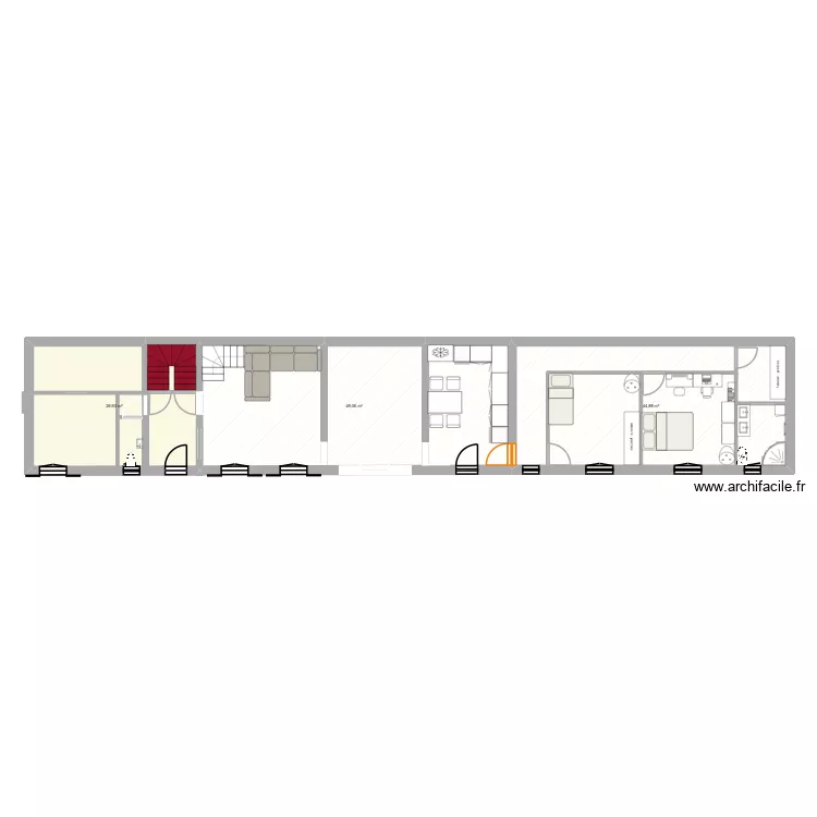 cagnoncles. Plan de 3 et 121 m² cagnoncles. Plan de 3 et 121 m²