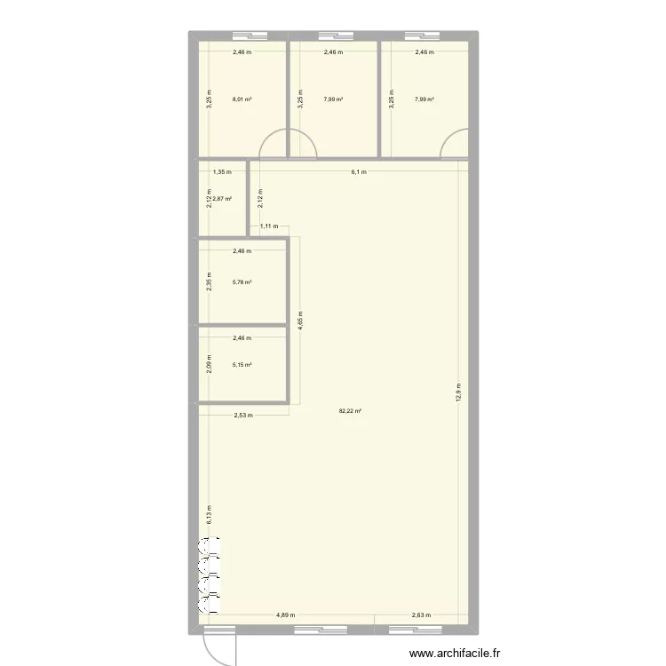 Central fac. Plan de 7 et 120 m² Central fac. Plan de 7 et 120 m²