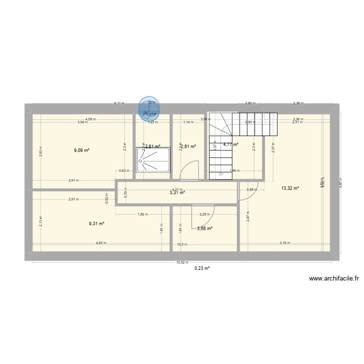 &eacute;tage maison ergu&eacute; gab&eacute;ric. Plan de 0 pièce et 0 m2