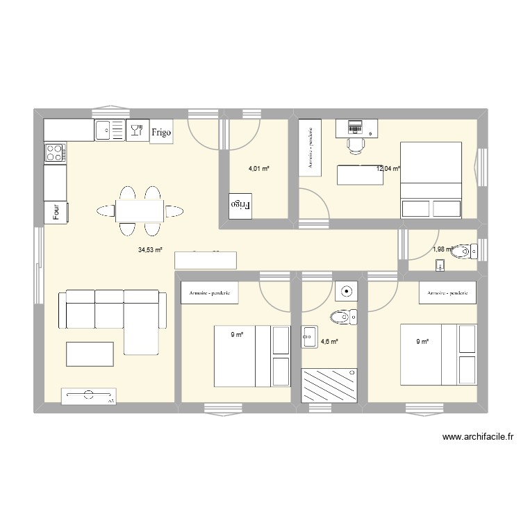 BALIZIER REVISITe. Plan de 0 pièce et 0 m2 BALIZIER REVISITe. Plan de 0 pièce et 0 m2
