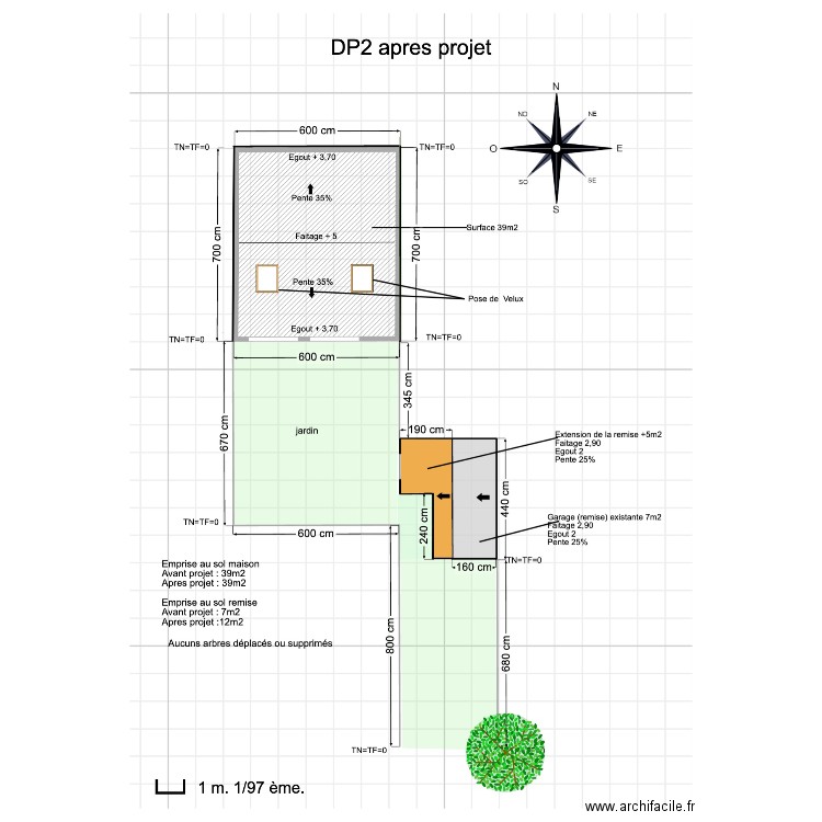 ffv. Plan de 0 pièce et 0 m2