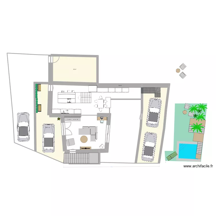 MAISON APRES VENTE. Plan de 