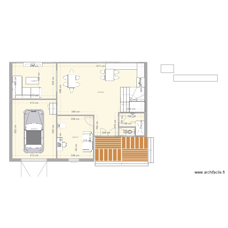 Creteil MAJ 2. Plan de 17 pièces et 217 m2