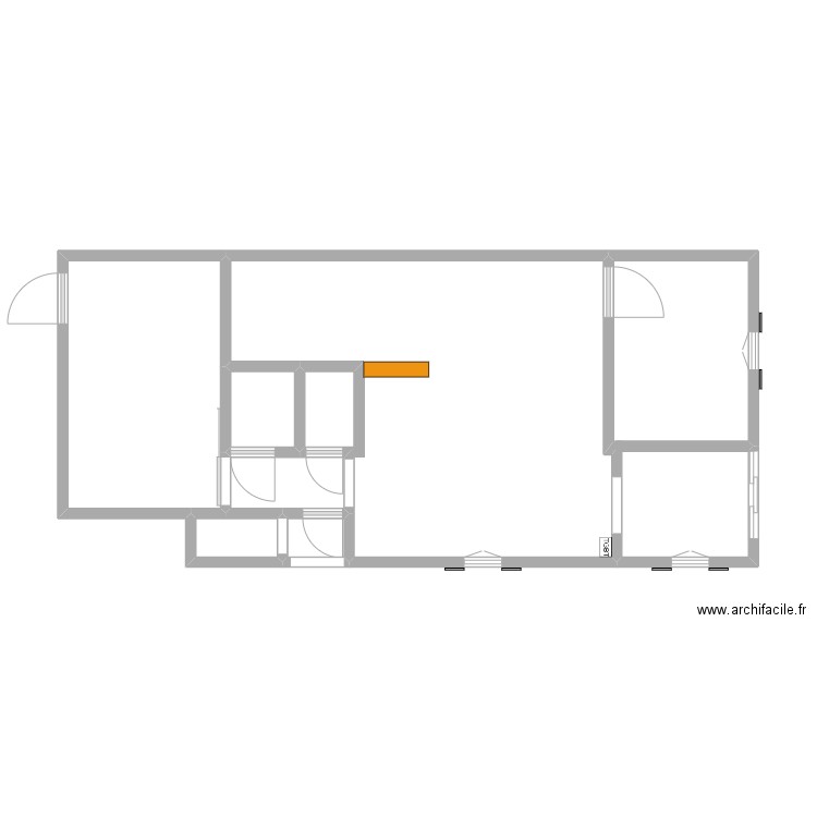 bOIS NEFLE 2. Plan de 6 pièces et 36 m2