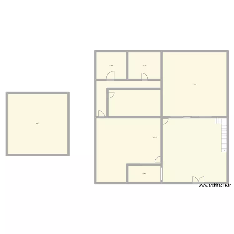 Bb sexy. Plan de 6  et 467 m²