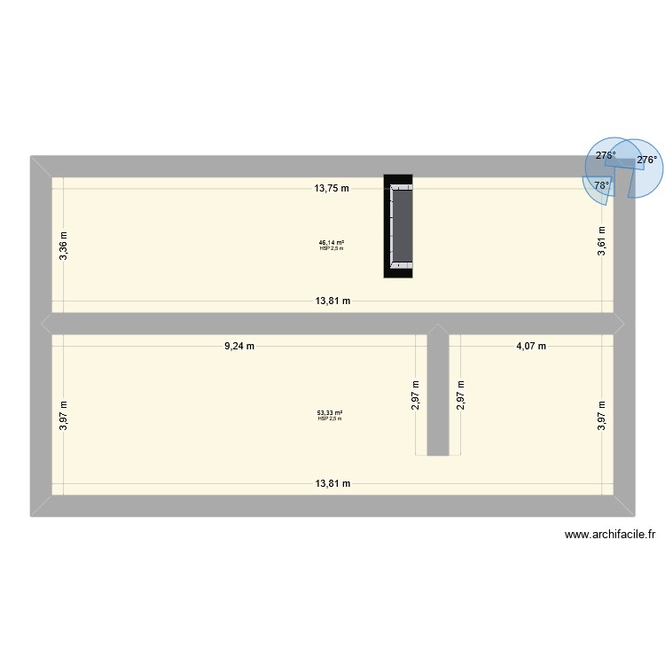 136 3D. Plan de 0 pièce et 0 m2