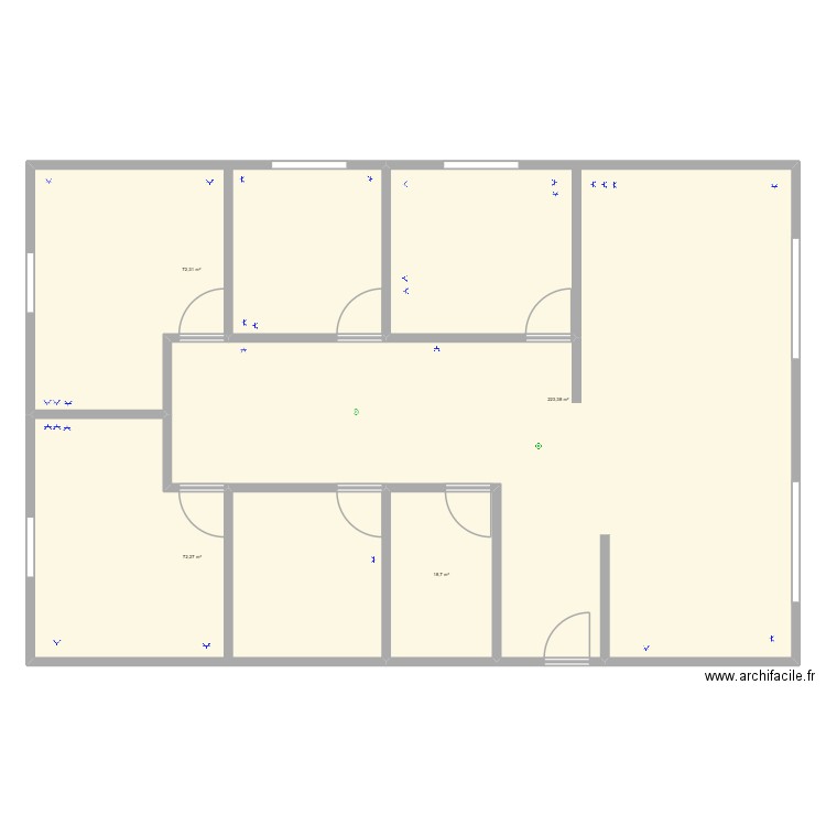 neyson. Plan de 4 pièces et 387 m2