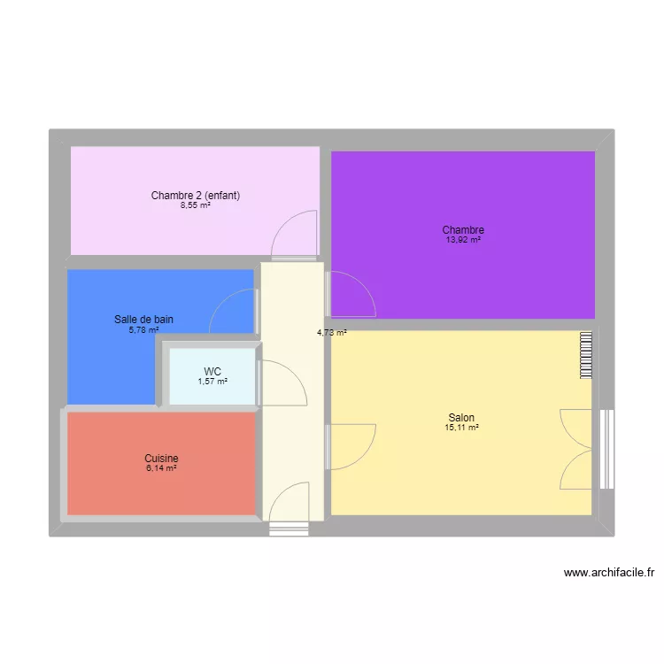 Appartement VTR. Plan de Appartement VTR. Plan de