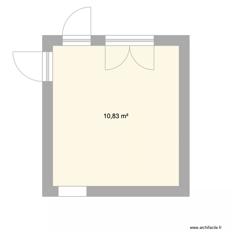 Cuisine. Plan de 1 et 11 m² Cuisine. Plan de 1 et 11 m²