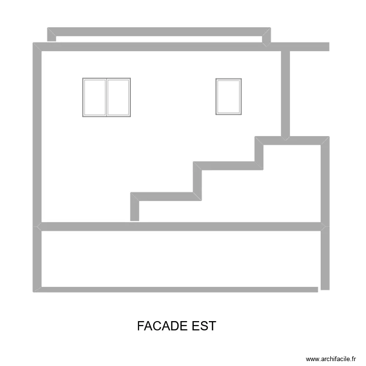 D&eacute;pot MBALING Fa&ccedil;ade est. Plan de 