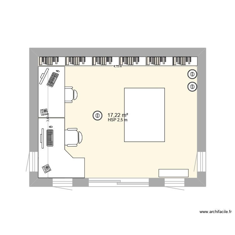 atelier de jardin. Plan de 0 pièce et 0 m2