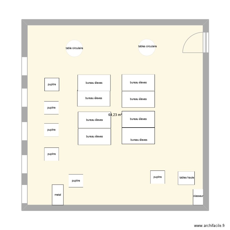 sigma2. Plan de 1 pièce et 64 m2
