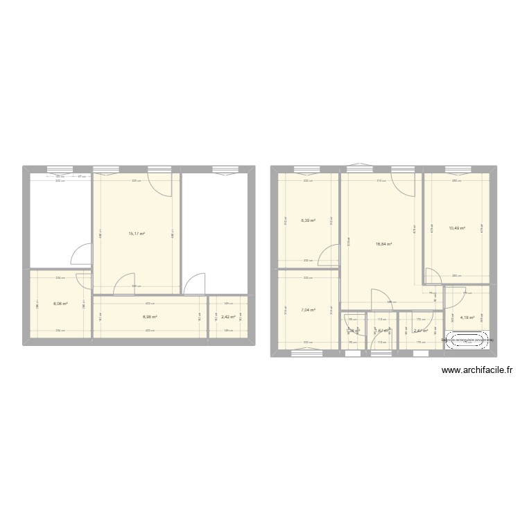 Brunet V1. Plan de 0 pièce et 0 m2