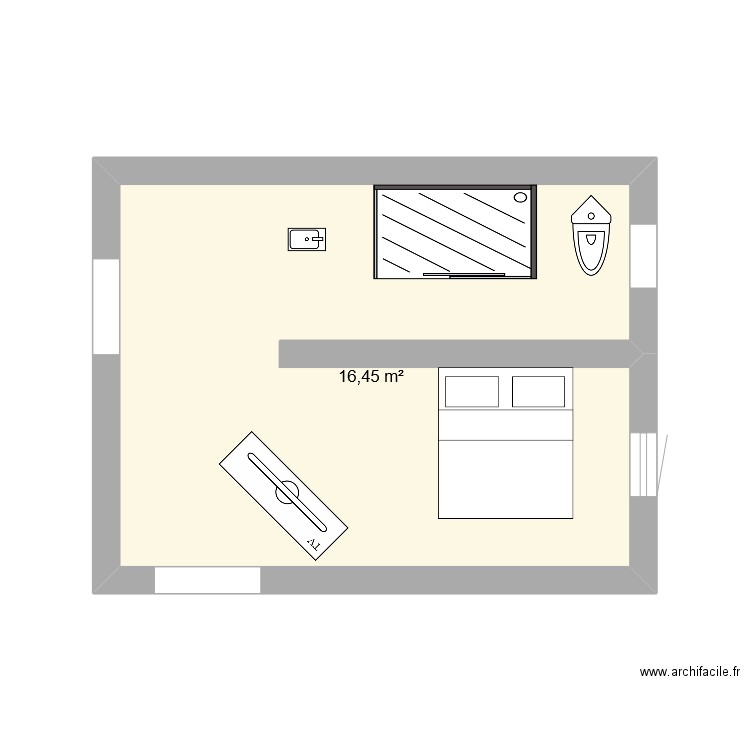 Chambre 1 Resto. Plan de 0 pièce et 0 m2