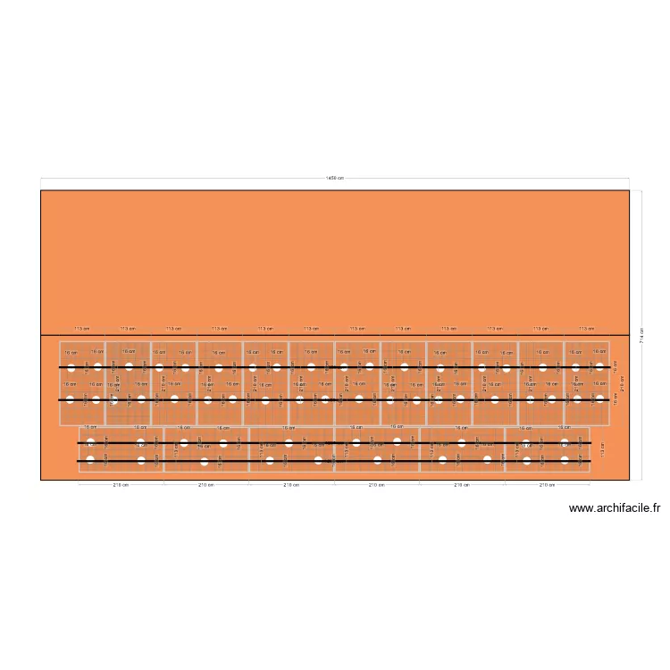 Plan Guillaume PV 2 rails crochets. Plan de Plan Guillaume PV 2 rails crochets. Plan de
