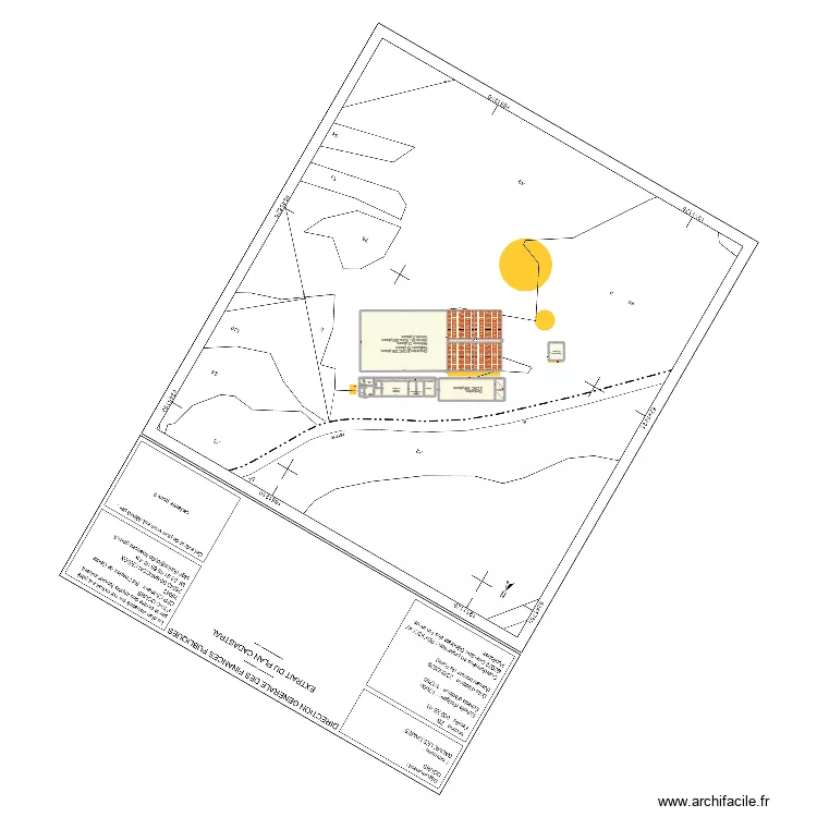 SCEA DU CANAL PLAN DE MASSE. Plan de 